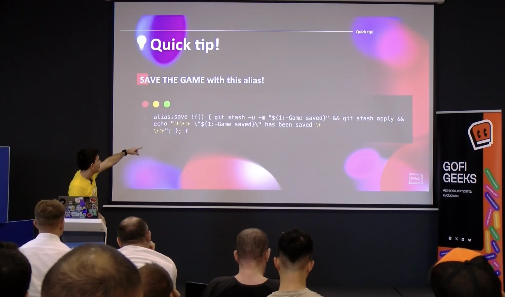 AI & productivity talk at INFECAR, hosted by Gofigeeks.
